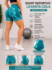 SHORT DEPORTIVO LEVANTA COLA CON RESPIRADOR
