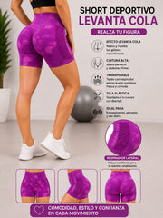 SHORT DEPORTIVO LEVANTA COLA CON RESPIRADOR