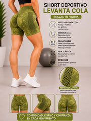 SHORT DEPORTIVO LEVANTA COLA CON RESPIRADOR