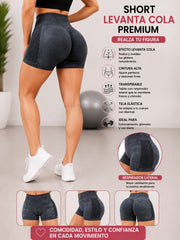 SHORT DEPORTIVO LEVANTA COLA CON RESPIRADOR