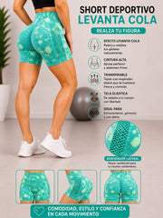 SHORT DEPORTIVO LEVANTA COLA CON RESPIRADOR