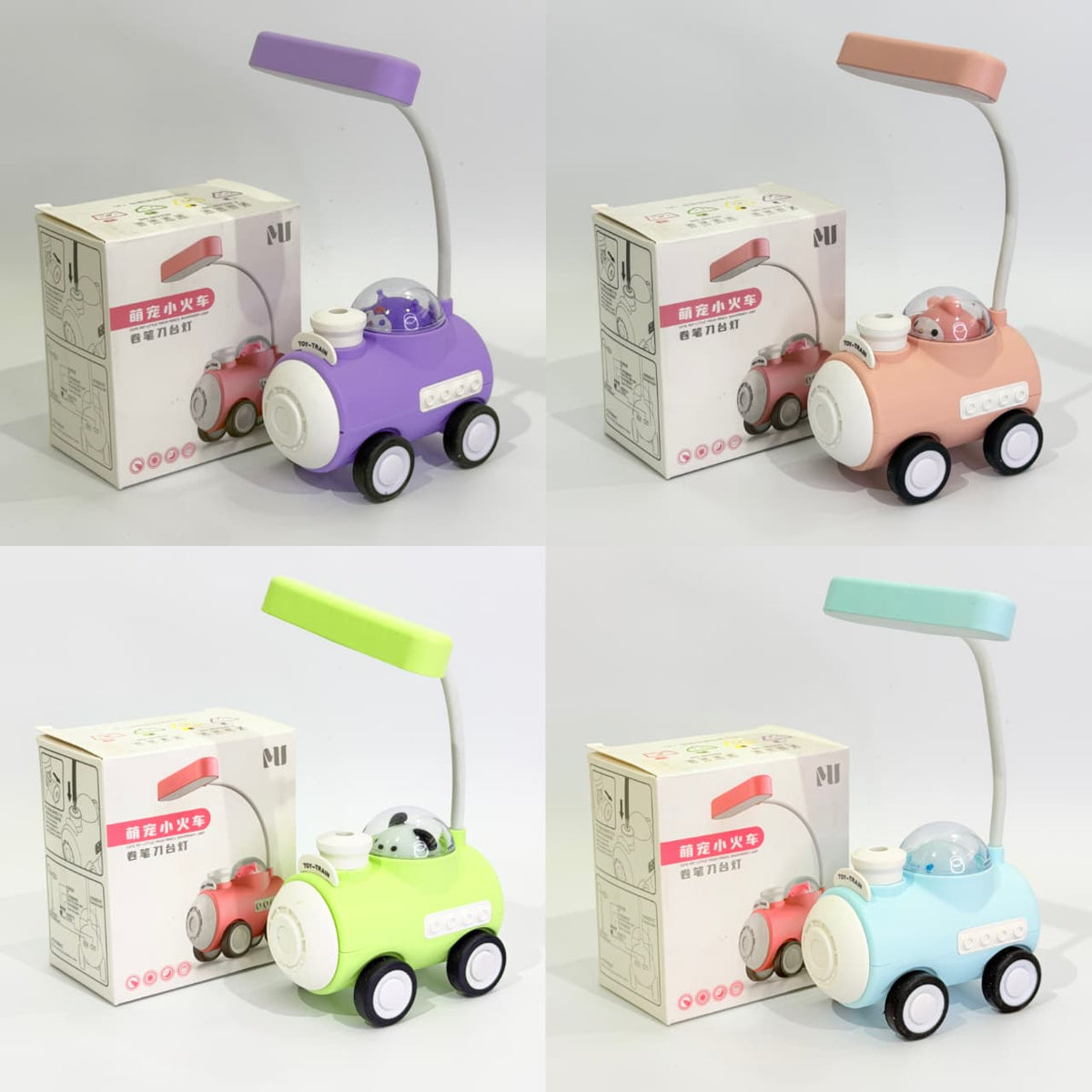 VELADOR LED TREN INFANTIL