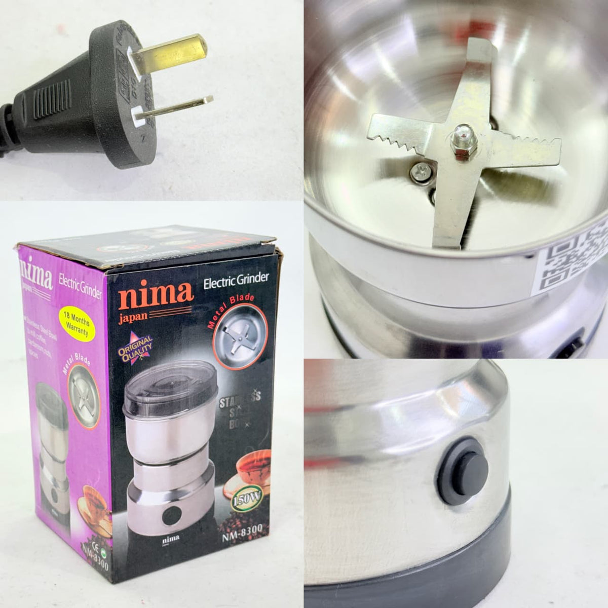 MOLINILLO DE CAFE ELÉCTRICO NIMA