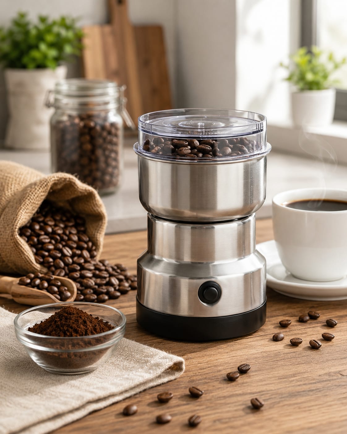 MOLINILLO DE CAFE ELÉCTRICO NIMA