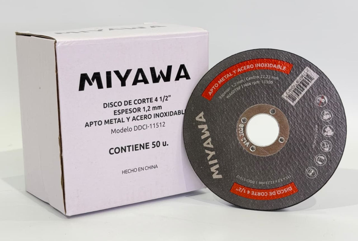 DISCO DE CORTE MIYAWA 4 1/2"