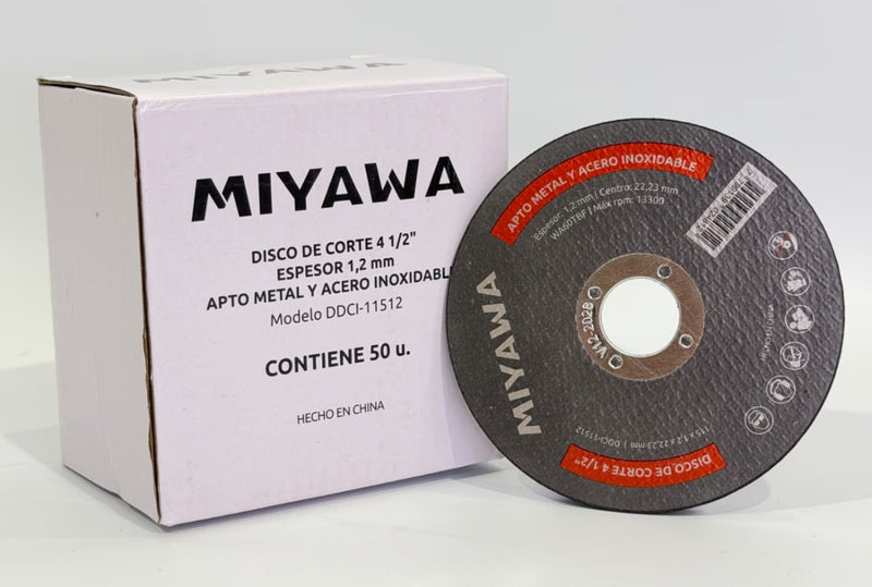 DISCO DE CORTE MIYAWA 4 1/2"