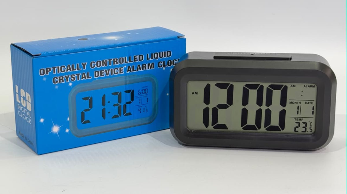 RELOJ DESPERTADOR DIGITAL LCD