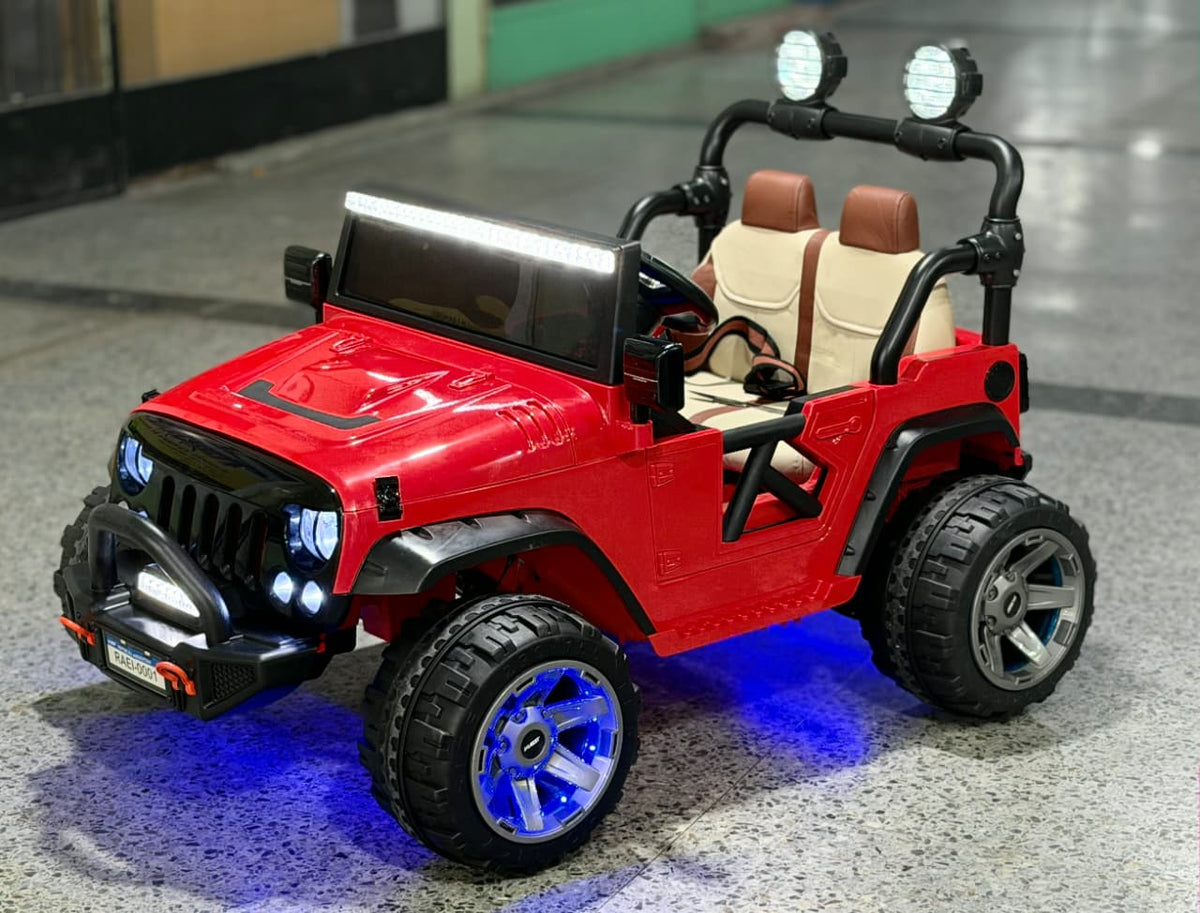JEEP ELECTRICO INFANTIL CON 2 ASIENTO | LUCES Y PANTALLA TÁCTIL