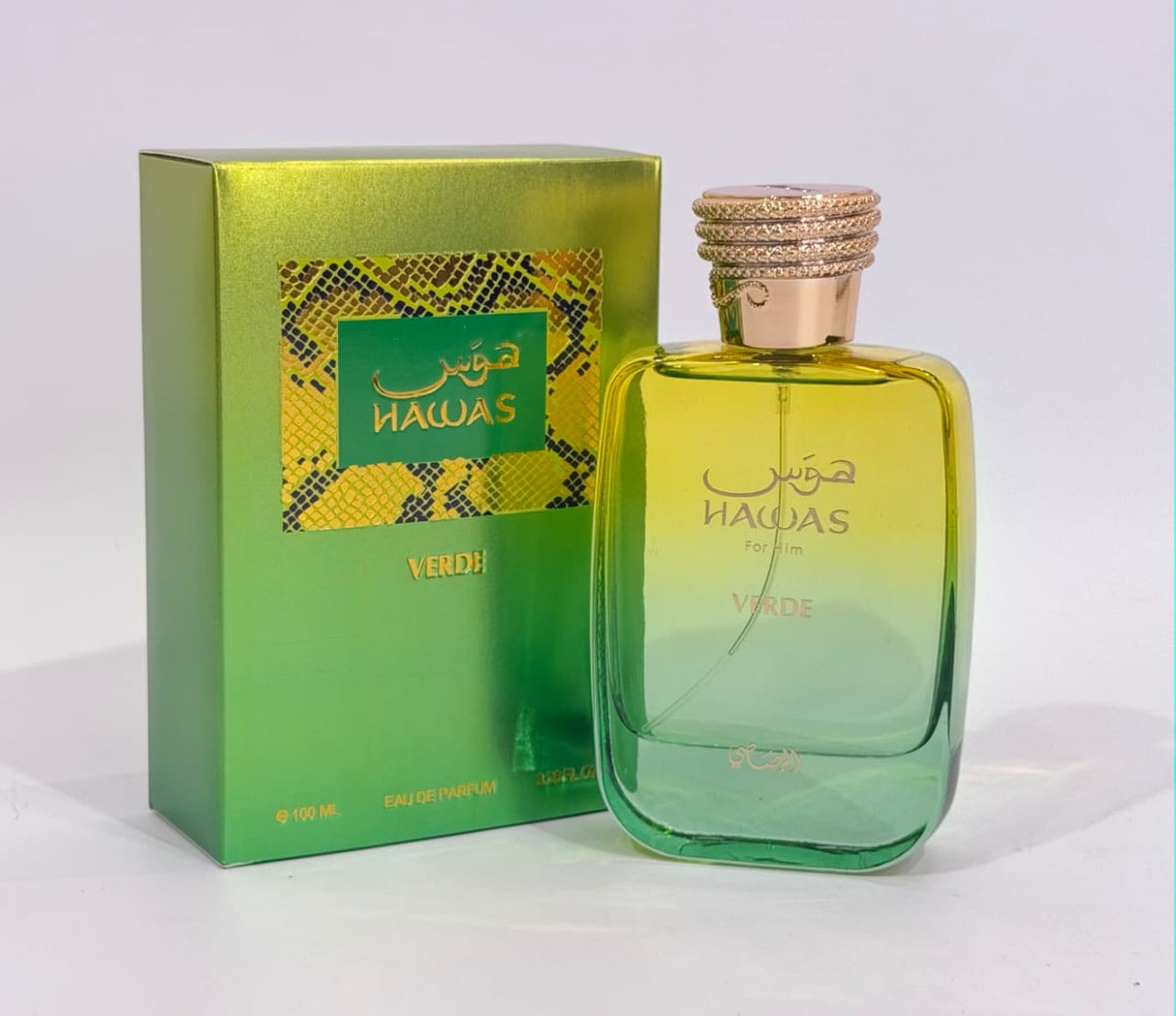 PERFUME HAWAS VERDE | FOR HIM 100 ML