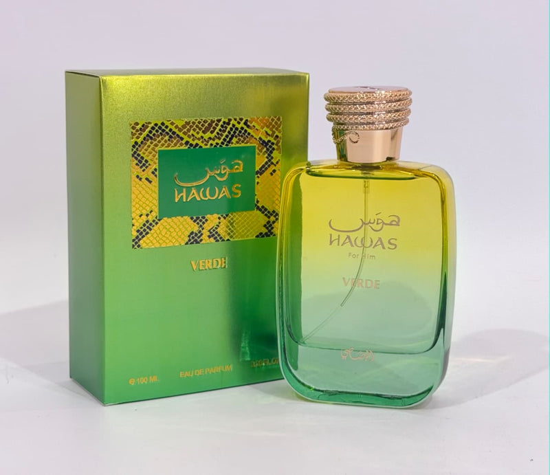 PERFUME HAWAS VERDE | FOR HIM 100 ML