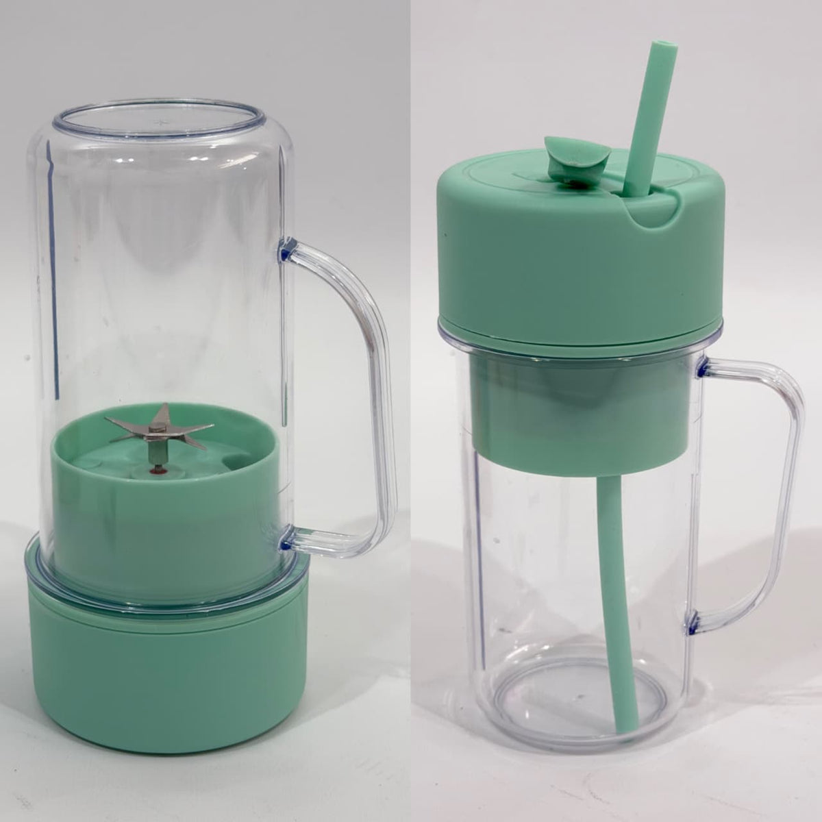 LICUADORA PORTÁTIL CON SORBETE RECARGABLE HS-08