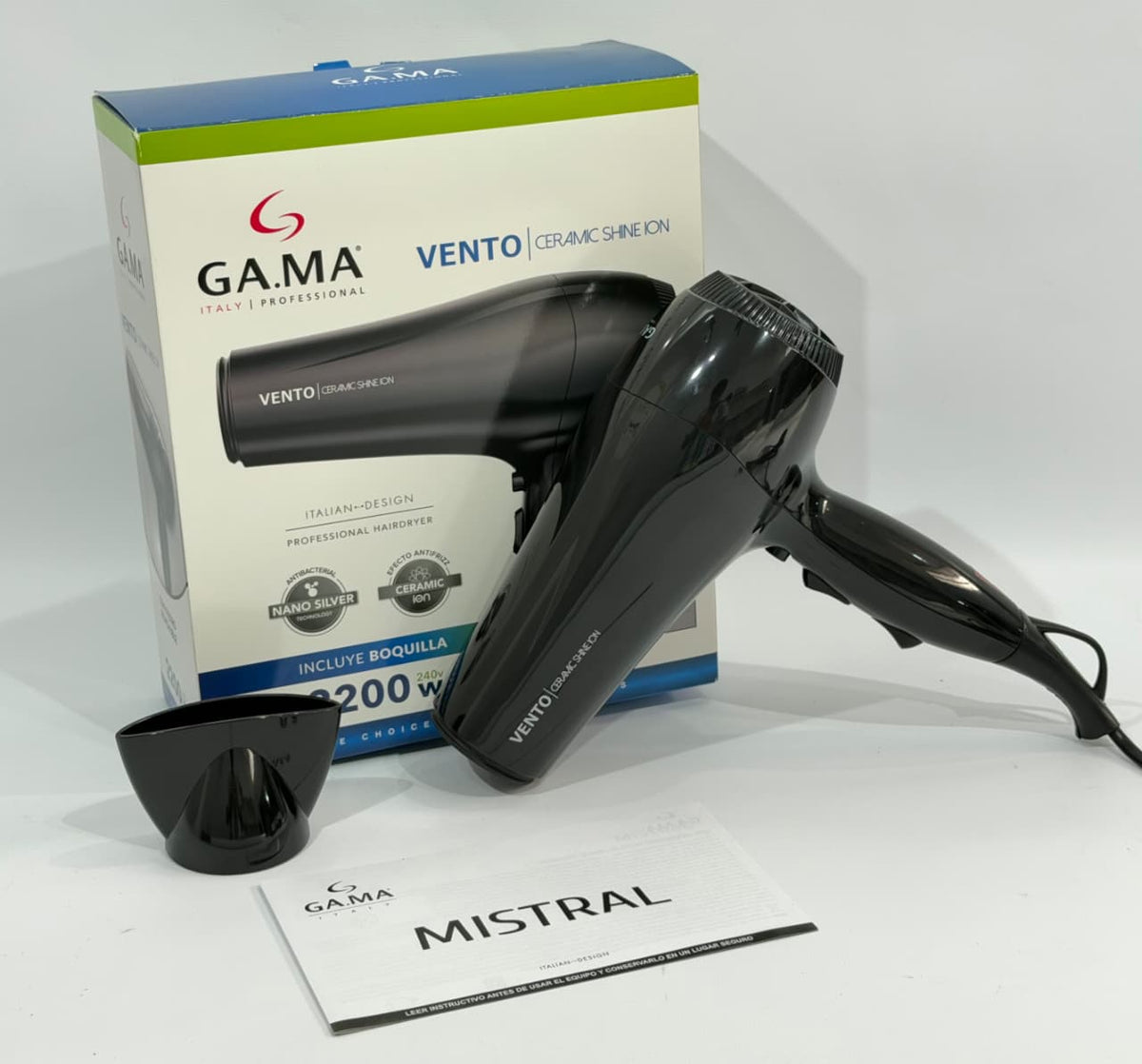 SECADOR DE CABELLO GAMA VENTO 2200W