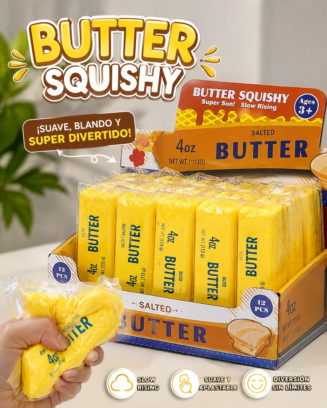 BUTTER SQUISHY | BARRA DE MANTECA ANTIESTRÉS