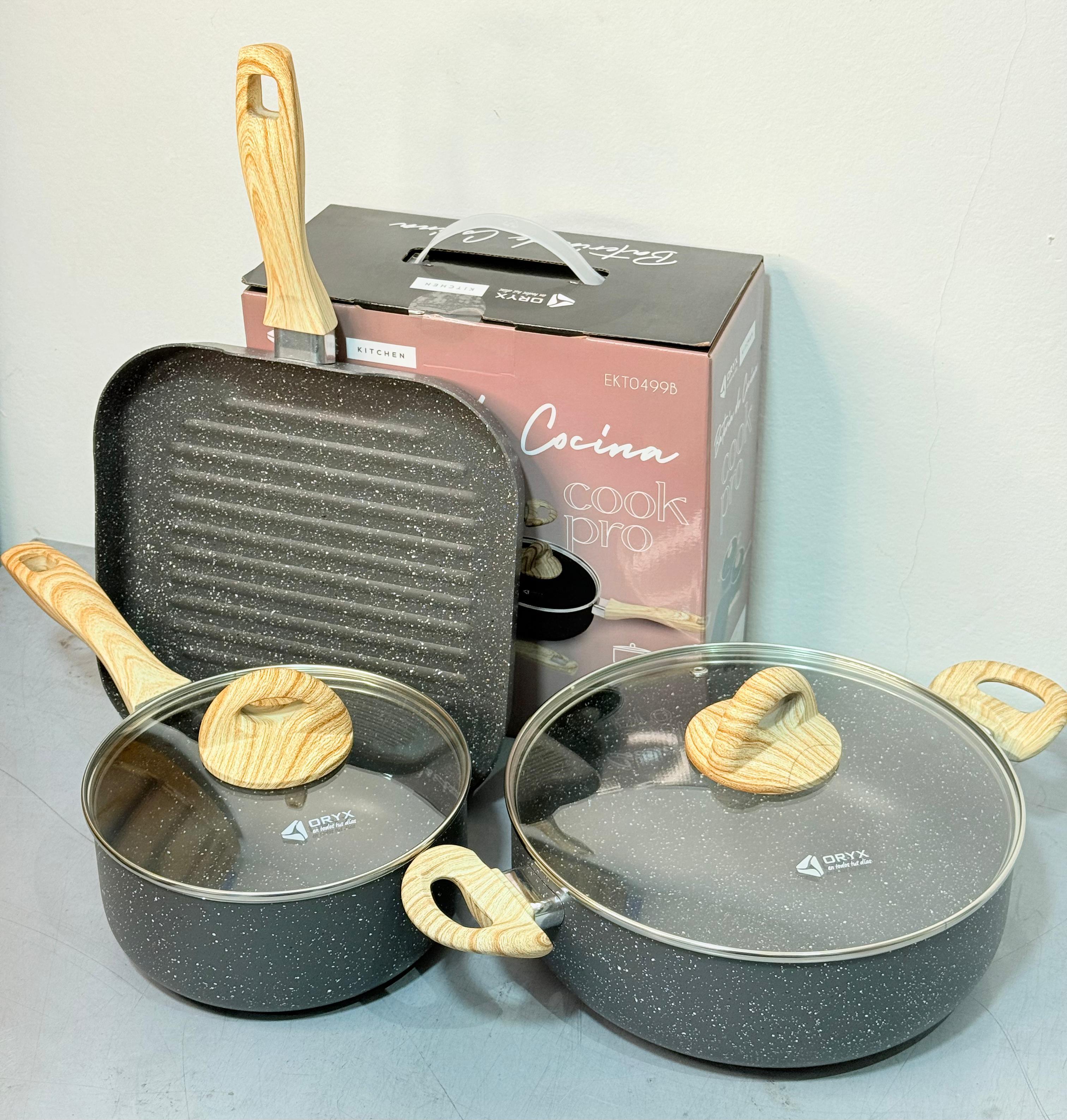 JUEGO DE OLLAS ORYX 3 PIEZAS