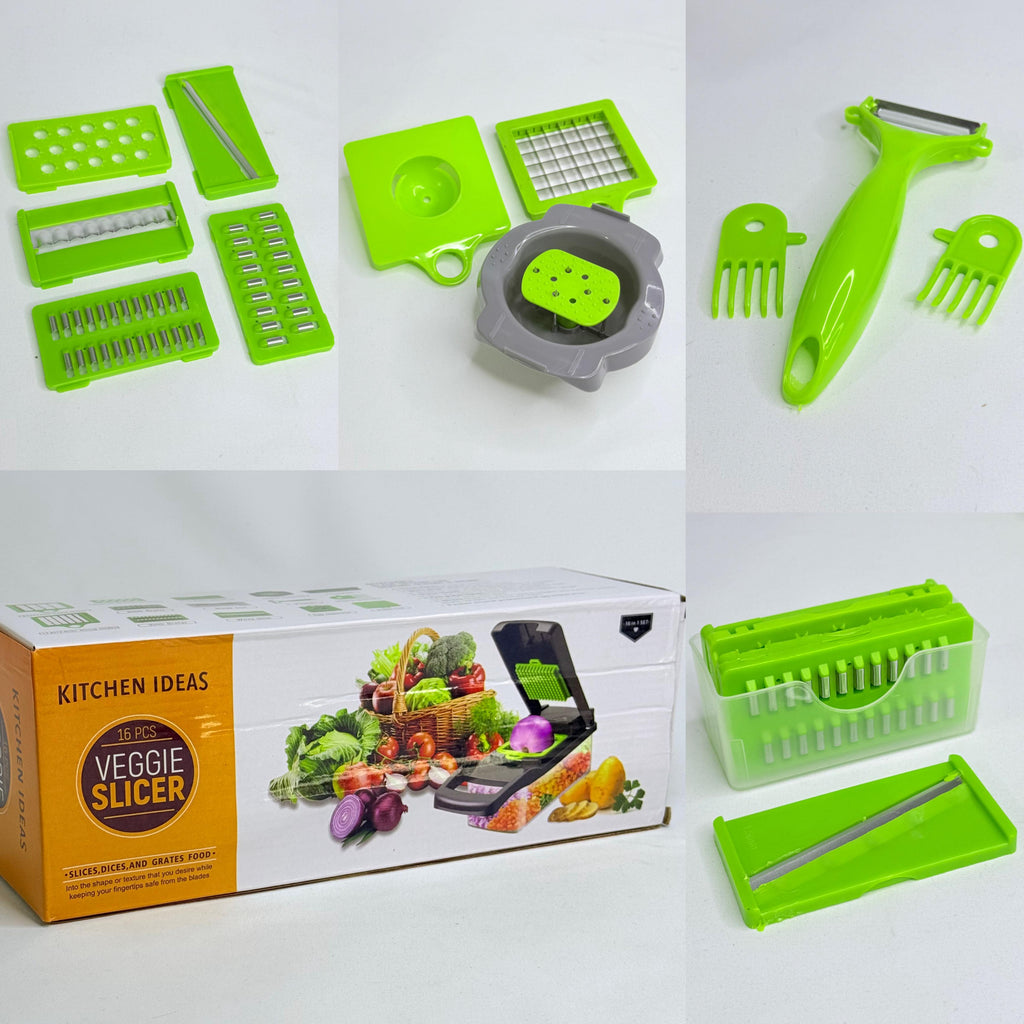 MANDOLINA RAYADORA DE VERDURAS 14 EN 1