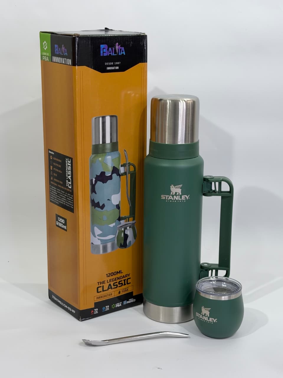 SET DE TERMO Y MATE CON DISEÑOS Y LISOS | 1200 ml