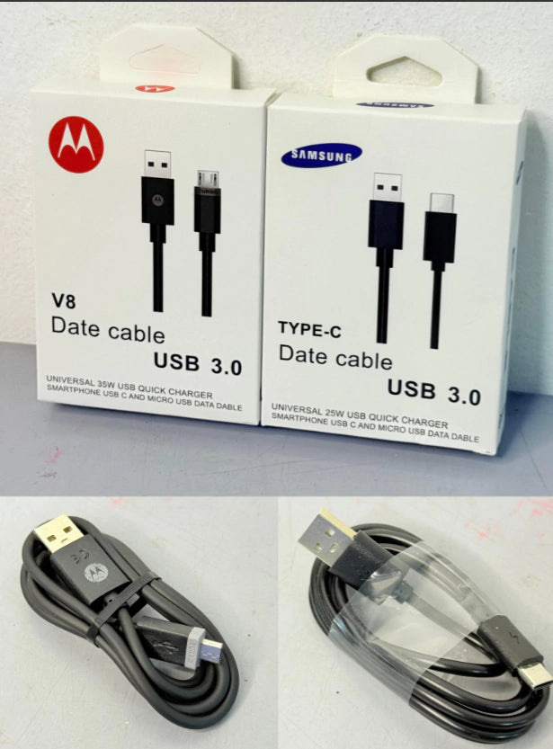 CABLE CARGADOR USB 3.0 MOD SAMSUNG & MOTOROLA