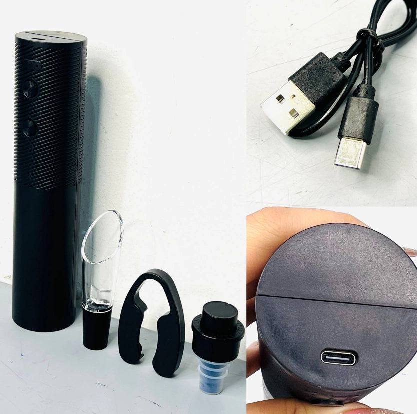 SACACORCHOS ELECTRICO RECARGABLE CON ACCESORIOS