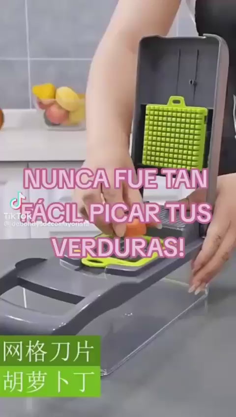 MANDOLINA RAYADORA DE VERDURAS 14 EN 1