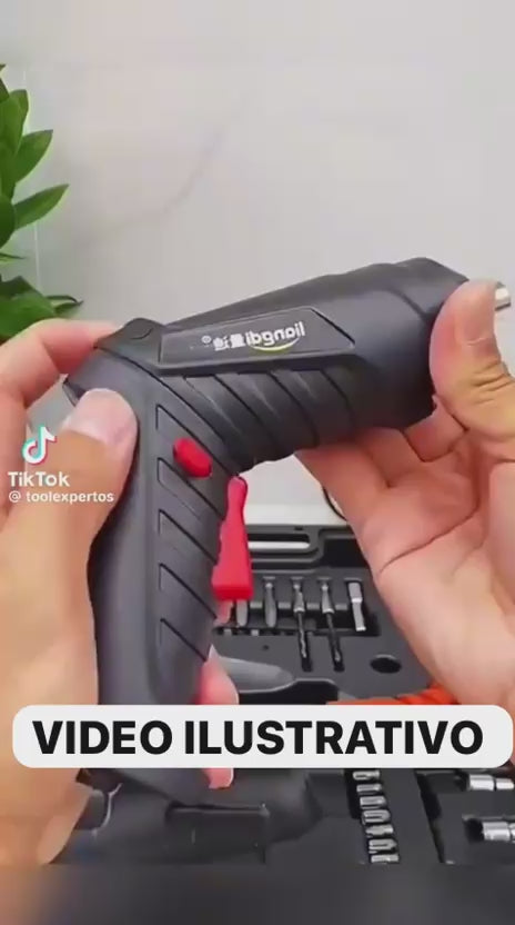DESTORNILLADOR INALÁMBRICO CON ACCESORIOS